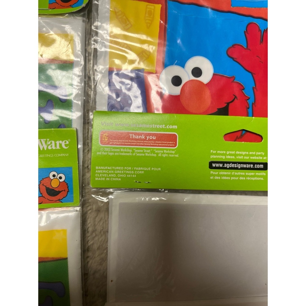 Vintage Sesame Street Elmo birthday party supplies - Picture 5 of 5